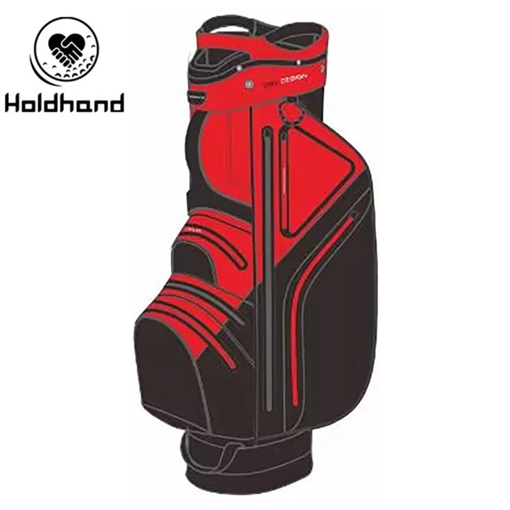 Brand's Flagship Cart Bag: Waterproof Material Construction Meets 14-slot Divider Innovation
