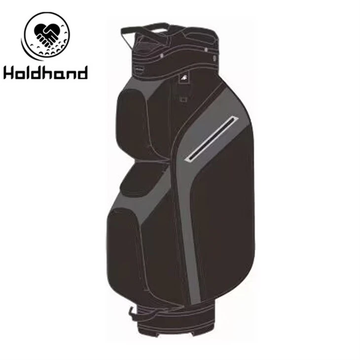 Gossamer Golf Bag With 15-track Club Organization, Standalone Putter Dock, Seven Hexagonal Storage Cells, Drink Chilling Tech, Pressure-distributing Shoulder Pad, And Weather-resistant Armor.