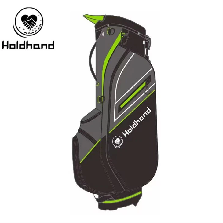 Premium Lightweight Customize OEM Pu Leather Material 14-way Golf Carry Bag high quality
