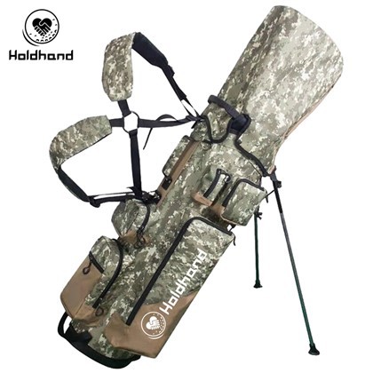 Dual Adjustable Strap 14-txoj kev lag luam wholesale Custom Design Golf Hnab Golf Stand Hnab Los ntawm Hoobkas