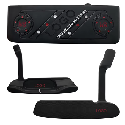 Hoobkas High Quality Direct CNC Milled Txiv neej Txoj Cai Tes Hwm Stainsteel Sliver Custom Golf Putter