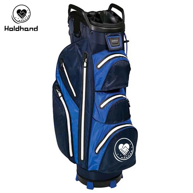 Dav Hlau Golf Cart Bag Custom Logo Paj Ntaub & Sau - Trendy Design