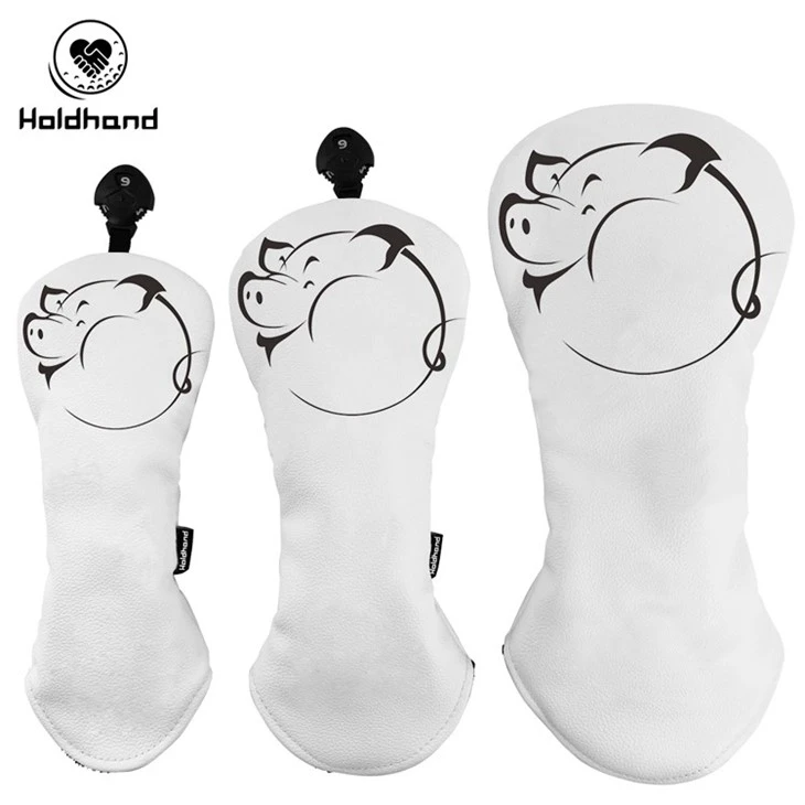Wool Knit Golf Headcover Lub caij ntuj no-Npaj Tsav Tsheb