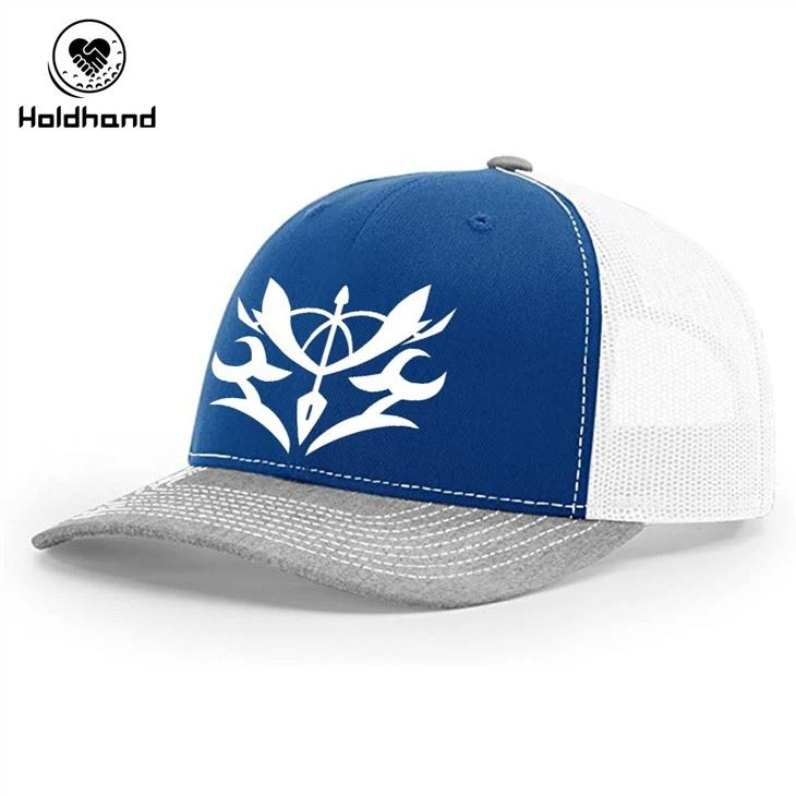 Blue Hat Golf Hat Truck Cap Strap With Dragon Print