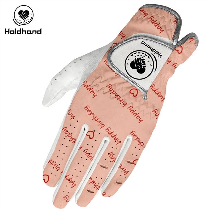 Cov hnab looj tes Golf Tshiab Tsim Breathable Mos Microfiber Cloth Golf Hnab looj tes puv Cabretta tawv