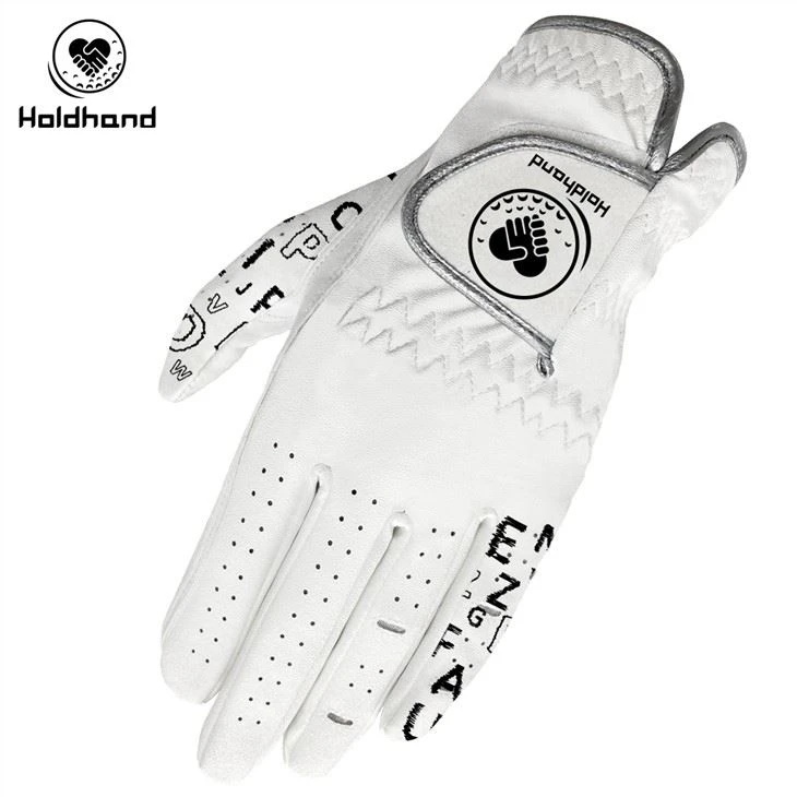 Kub Muag Ntiv Ntiv Sau Ntawv Golf PU tawv hnab looj tes sib xyaw nrog Sheepskin