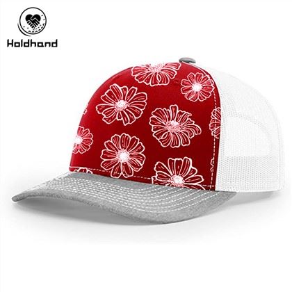 Golf Caps Custom HIGH QUALITY Paj Ntaub Logo 5 PANEL Paj Style Tsim