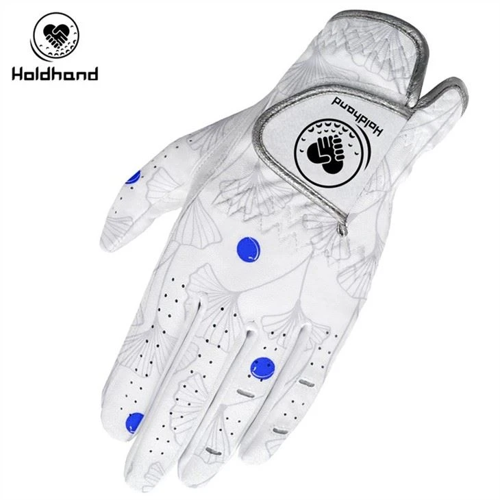 Special New PRINTING DESIGN MEN'S GOLF GLOVES HIGH QUALITY CABRETTA LEATHER CUSTOM LOGO