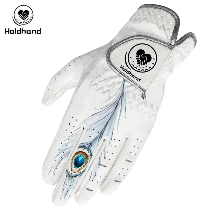 Custom 2023 New Design Coast Style Manufacture Hot Sales Premium PU Leather Golf Gloves