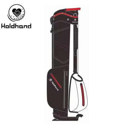 Kub Muag Lub xub pwg pluaj Lub teeb yuag qauv Golf Stand Bags Customized Logo Thiab Qauv Golf Hnab